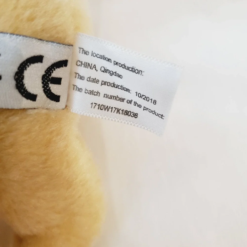 Unipak‎ Little Passports Toby Plush Puppy Dog Bean/Pellet Bottom